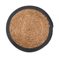 Genérico - Set 6 Individuales Fibras Maíz Gris Liso