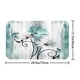 thumbnail image 1 of 1pc Waterproof Butterfly Flower Shower Curtain with 12 Hooks, Non-Slip Bathroom Rug, Toilet U-Shape Mat, and Toilet Lid Cover Pad - Decorate Your Bathroom with Style and Comfort, 1 of 4