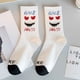 thumbnail image 1 of Letter Print Socks, Halloween Novelty & Funny Mid Tube Socks, Women's Stockings & Hosiery, 1 of 3