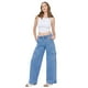 thumbnail image 1 of Jeans Mujer Straight Fit Cargo Azul Medio Corona, 1 of 5