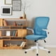 thumbnail image 2 of Silla De Oficina Con Reposa Brazos Azul, 2 of 6