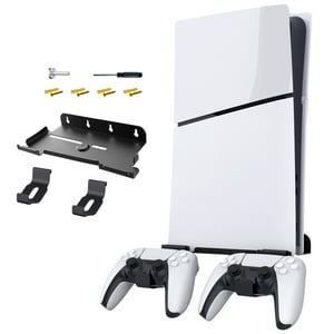 Soporte De Pared Aaronmei Para Consola Ps5 Slim Negro