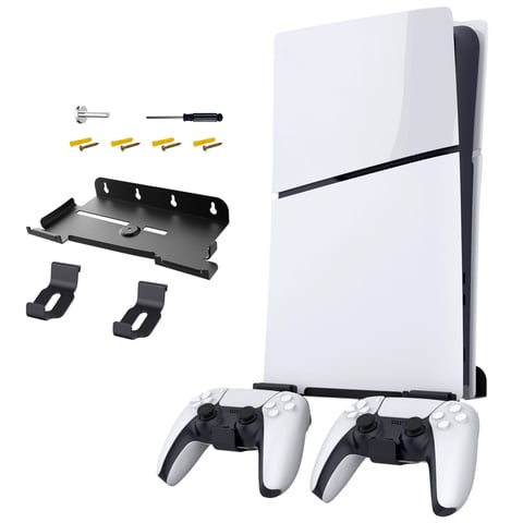 Soporte De Pared Aaronmei Para Consola Ps5 Slim Negro