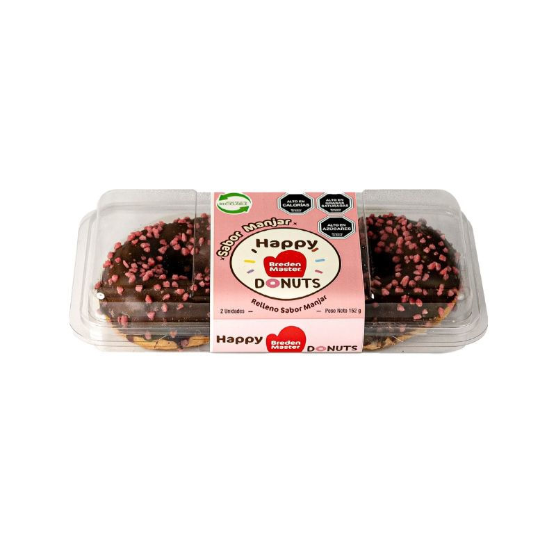 Donut Relleno Manjar Topping Azúcar 152 g Bredenmaster