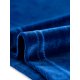 thumbnail image 5 of INSPIRE CHIC Camisa con Cuello de Volantes para Mujer Blusa de Terciopelo de Manga Corta XS Azul Real, 5 of 6