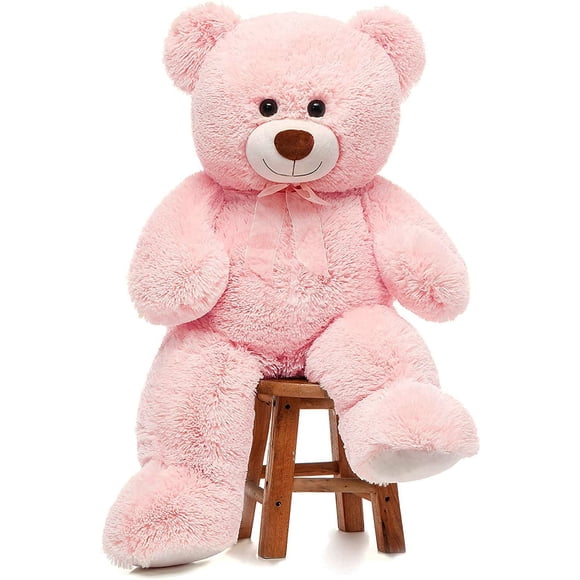 Peluche Morismos, oso de peluche gigante, 90 cm, color rosa