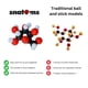 thumbnail image 5 of Kit de modelado molecular Snatoms MicroSnatoms magnético STEM, 5 of 7
