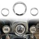 thumbnail image 1 of Juego de aros embellecedores para faros delanteros y antiniebla ECOTRIC Chrome 7, 1 of 9
