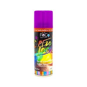 Feco - Pintura Temporal Pelo Spray 185Ml Morado