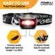 thumbnail image 2 of Linterna frontal Foxelli LED MX20 impermeable para adultos y niños, 2 of 7