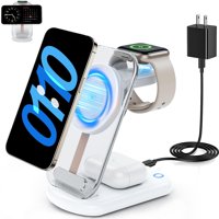 Soporte De Carga Rynd 2024 Magnético Inalámbrico Mag-Safe 3 En 1