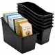 thumbnail image 1 of Cajones para libros 4E's Novelty pack de 6 unidades 25x10x12 cm negro, 1 of 9