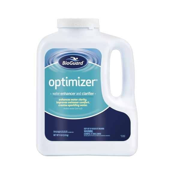 BioGuard Optimizer, 3,6 kg, mejorador y clarificador del agua de la piscina, crea un agua suave y brillante, mejora la calidad general del agua