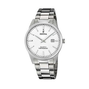 Reloj F20511/2 Festina Plateado Hombre Acero Clásico