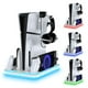 thumbnail image 1 of Soporte y estación de refrigeración PS5 Slim, con controlador LED RGB, accesorios de refrigeración PS5/PS5 Slim-Blanco, 1 of 9