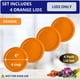 thumbnail image 2 of Tapa para Recipientes Klare Ware 950 ml Pack de 4 Naranja, 2 of 7