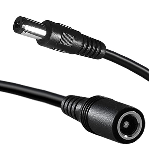 Cable de extensión DC SIOCEN 5.5 x 2.1 mm 12 V 1,8 m macho a hembra
