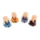 thumbnail image 1 of 4pcs Estatuas De Monjes De Buda Figuras De Monjes Chinos Tradicionales Estilo 1, 1 of 5
