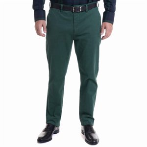 Kotting - Pantalón Frente Plano Slim Fit Verde