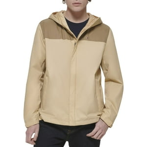 Chaqueta Tommy Hilfiger Ligera Impermeable Para Hombre, Color Marrón