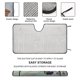 thumbnail image 2 of Todos Crecidos Parasol para Parabrisas Delantero Protector Plegable, Visera Solar para Auto Bloquea Rayos UV Mantiene tu Vehículo Fresco140cm*76cm, 2 of 6