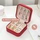thumbnail image 3 of Joyero Organizador de Cuerina Rojo, 3 of 3