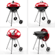 thumbnail image 2 of Parrilla Redonda 85cm Parrillas A Carbon Móvil Para Asados, 2 of 3