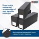 thumbnail image 5 of Caja de almacenamiento de tarjetas BCW QuickFold para tarjetas graduadas, negra, paquete de 3, 5 of 8