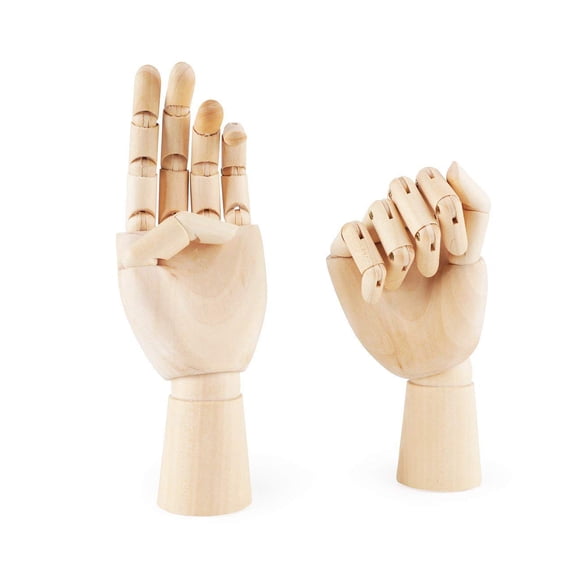Manos De Maniquí Artístico De Madera 10 Par Izquierda Y Derecha