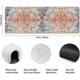 thumbnail image 2 of Xiao Hua Tapete Absorbente para Baño Moderno Tribal Naranja Poliéster, 17 x 47, 1 Pieza, 2 of 4