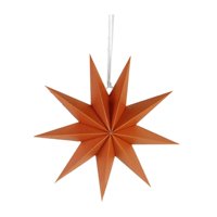 Bothyi - Estrella Grande 3D, Estrella Colgante Decorativa Grande Para Fiesta, Dormitorio, Cumpleaños, Naranja
