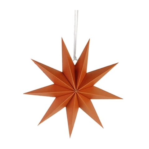 Bothyi - Estrella Grande 3D, Estrella Colgante Decorativa Grande Para Fiesta, Dormitorio, Cumpleaños, Naranja