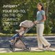 thumbnail image 2 of Stroller Britax Juniper+ Compacto, portátil y ligero, de teca, 2 of 9