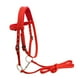 thumbnail image 1 of Brida De Caballo Arnés De Rienda Headstalls Extraíble Snaffle Nylon Correas Rojo L, 1 of 2