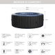 thumbnail image 3 of Hot Tub Inflable Bergen Comfort Para 8 Personas MSpa, 3 of 13