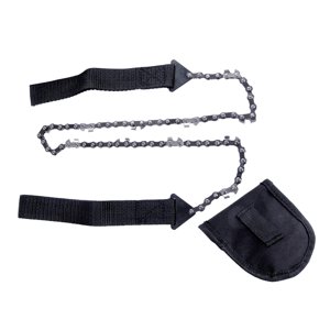 Ioensy - Motosierra Manual De Acero Al Manganeso 65 Con Bolsa De Almacenamiento Para Camping De Supervivencia