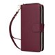thumbnail image 1 of Funda Cartera con Cremallera y Correa para iPhone 14 Pro Soporte y Tarjetero Rojo, 1 of 6