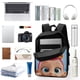 thumbnail image 3 of Cigüeñas-theme Backpack, Campus style schoolbag Bookbag with Adjustable Shoulder Straps And Large Zip Compartment, Unisex Travel Bags., 3 of 6