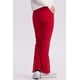 thumbnail image 3 of Jeans Mujer Flare Color Line Rojo Oscuro, 3 of 4