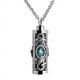 thumbnail image 5 of Memorial Pendant Necklace for Ashes with Flower - Stainless Steel Jewelry for Remembrance and Healing, 5 of 5