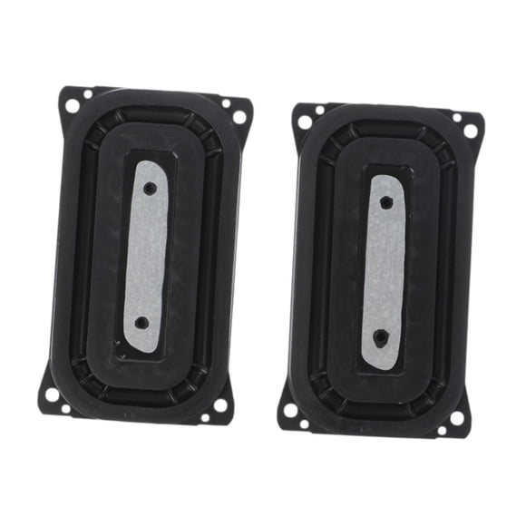 Placa De Vibración Con Radiador Pasivo Para Altavoces De 2 Piezas Para Amantes De La Música, Resistente, Color Negro