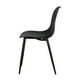 thumbnail image 3 of Silla Deco Plastico Patas Metálicas Igor 45*53*83 Negra, 3 of 5