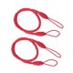 thumbnail image 3 of 2 Piezas Cortina De Cuerda Drapeado Tiebacks Borla Sala De Estar Dormitorio Rojo, 3 of 5