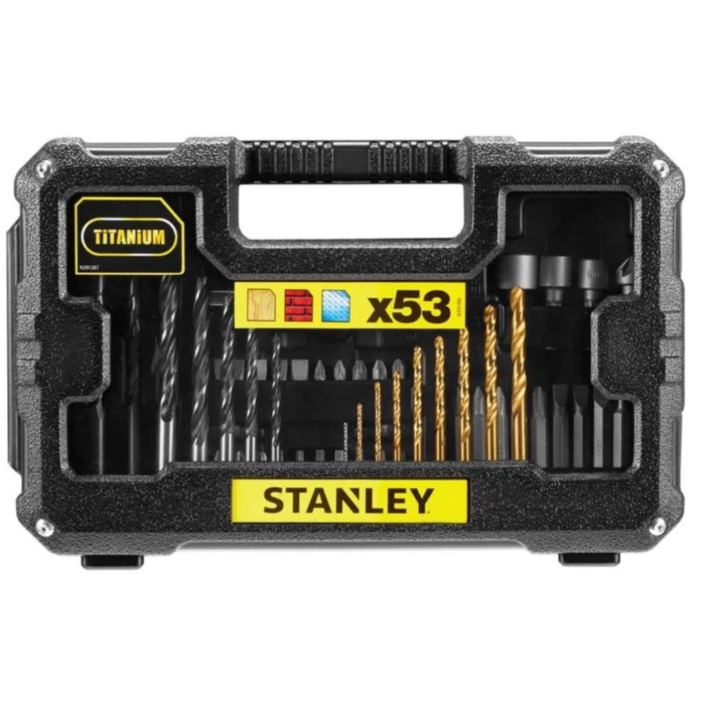 Stanley - Set Para Perforrar Y Atornillar 53 Piezas