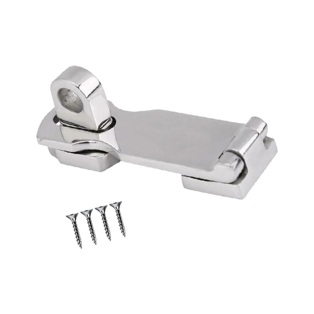 Pomo de puerta, bisagra, cerradura de puerta de barco, piezas de reparación plateadas, candado de cerradura de caja, accesorios de Hardware para yates con tornillo
