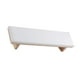 thumbnail image 4 of Reposamanos Herramienta Almohada Muñequera Soporte Madera Cómodo Para Escritorio Clavo Mujer Blanco, 4 of 5