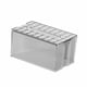 thumbnail image 4 of Caja de Papel Tisú, Dispensador de Pañuelos Faciales, Dispensador de Servilletas Rectangular, Cubierta de Caja de Pañuelos para El Hogar, Dormitorio, Argén, 4 of 5