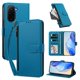 thumbnail image 2 of Funda con Billetera para [Xiaomi Poco M7 4G] con Bolsillo Zipper y Tarjetero Azul lago, 2 of 6