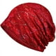 thumbnail image 1 of Hotfix Rhinestone Embossed Lace Beanie Hat, Solid Color Trendy Skull Cap, Lightweight Casual Hair Accessories For Women, 1 of 3