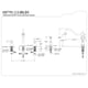 thumbnail image 3 of Grifo de cocina Kingston Brass English Country de 8 pulgadas, 3 of 3